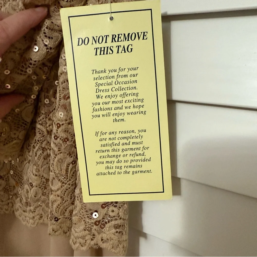 Roman’s Lace popover evening formal gown - Picture 3 of 7